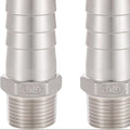 1 in Barb 3/4 in Thread SS Fitting