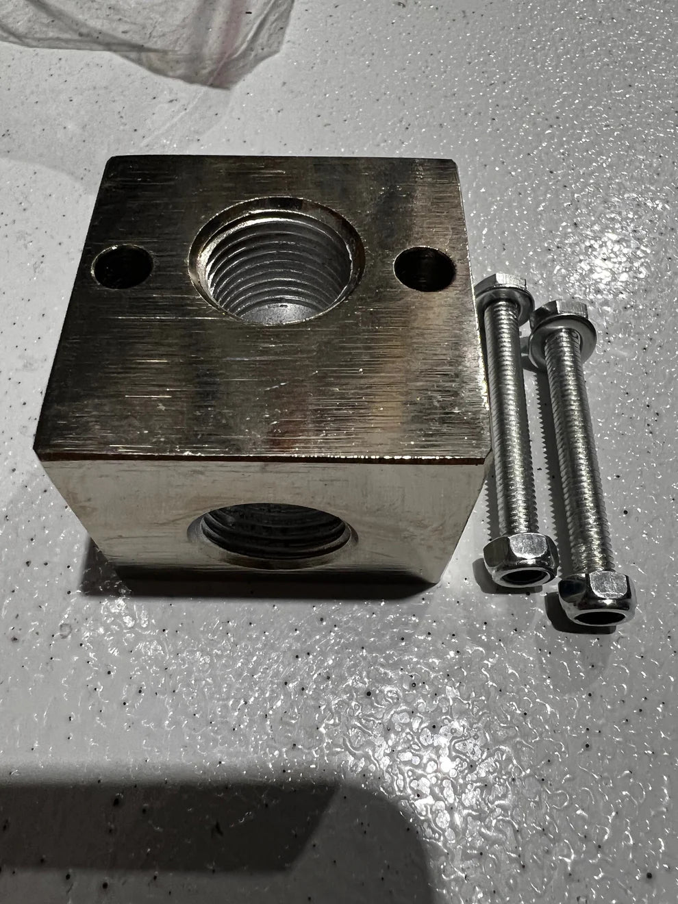3/8 Unloader Block Mounting Block 3/8 F