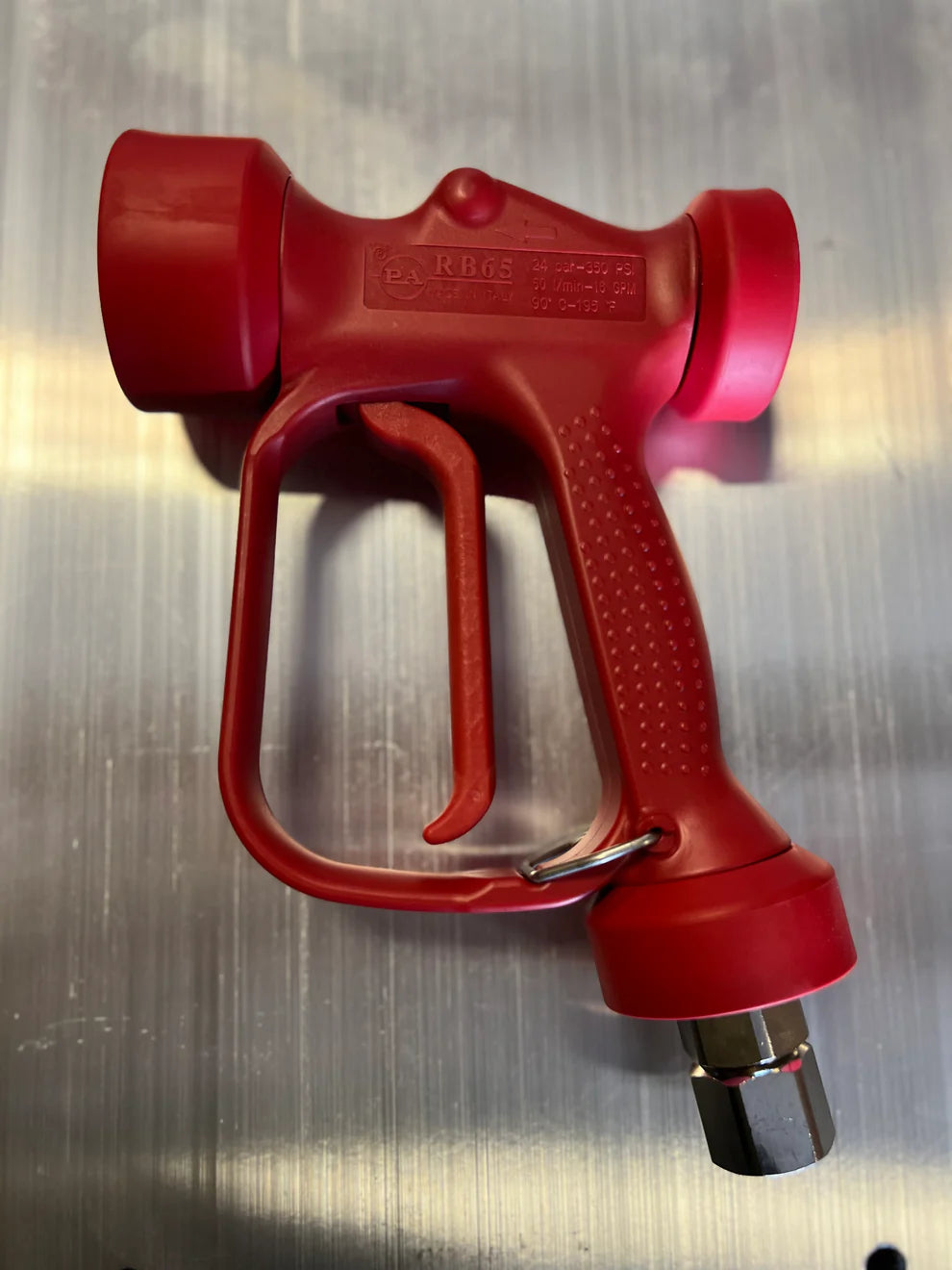General Pump RED High Flow Wash Down Gun YG1635S | Hi Flow Softwash Gun For Commercial Soft Washing | Manatee Pressure Washer Supply and Repair