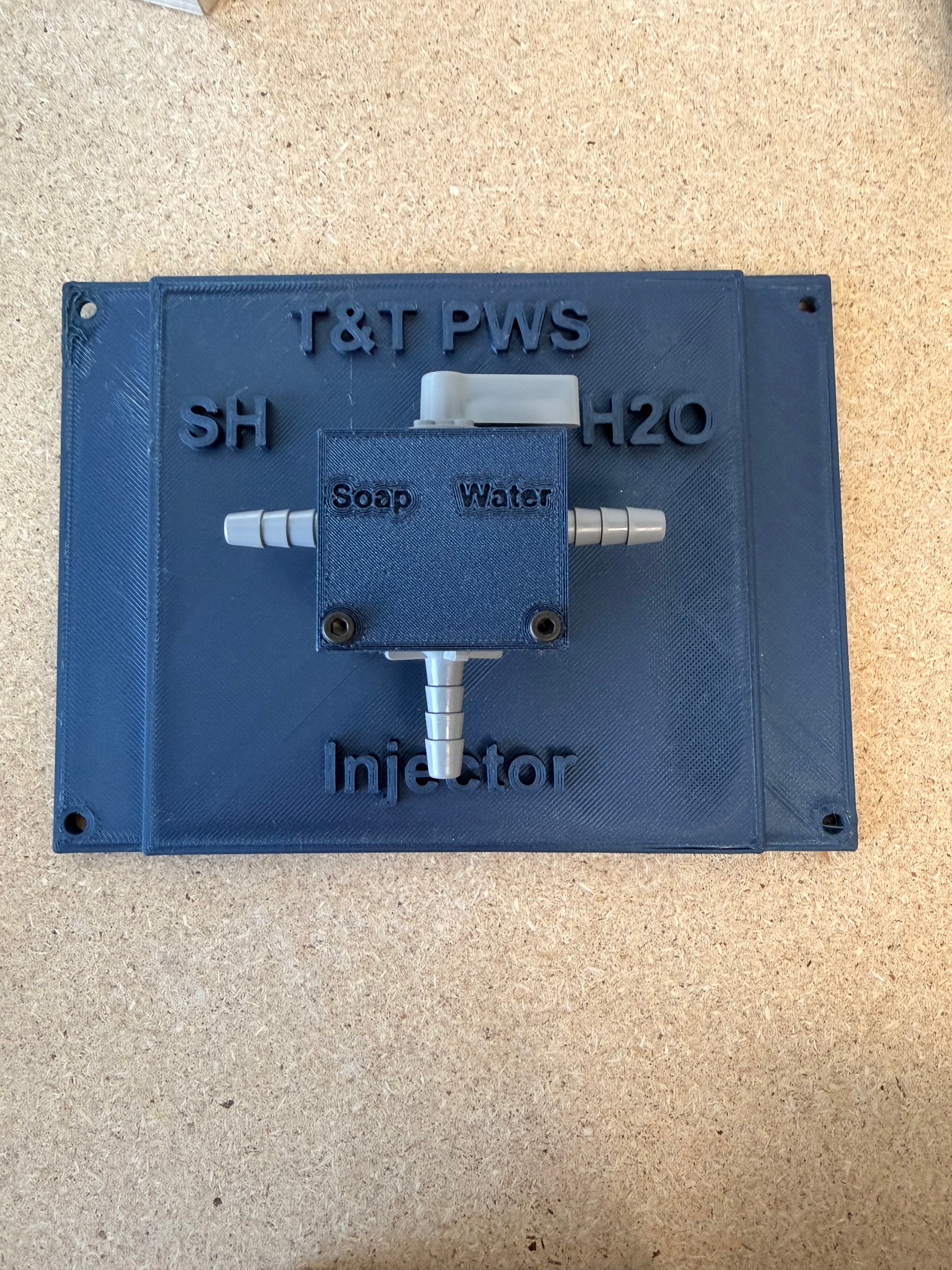 T&T PWS 1/4" 3 Way Holder
