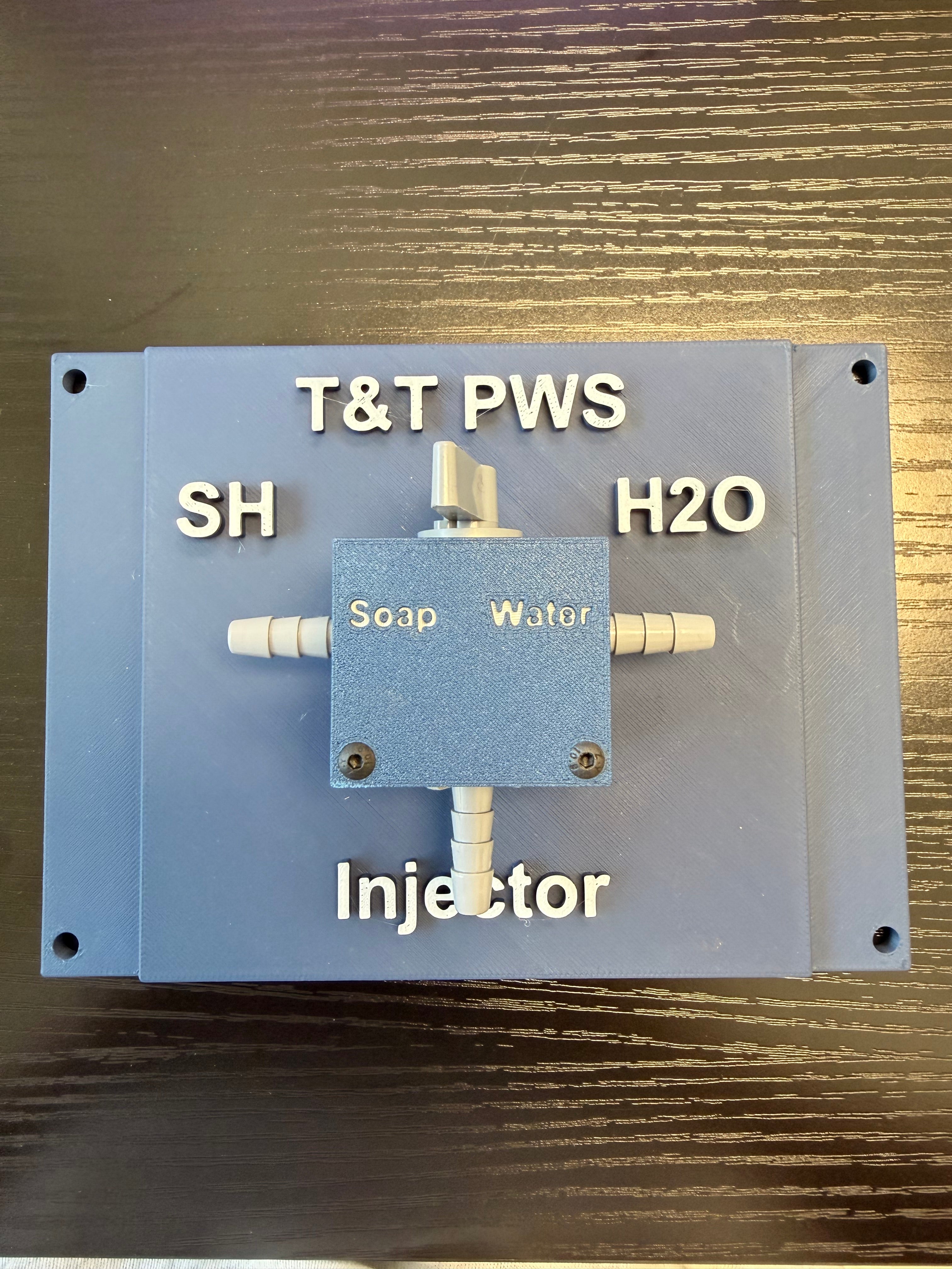 T&T PWS 1/4" 3 Way Holder