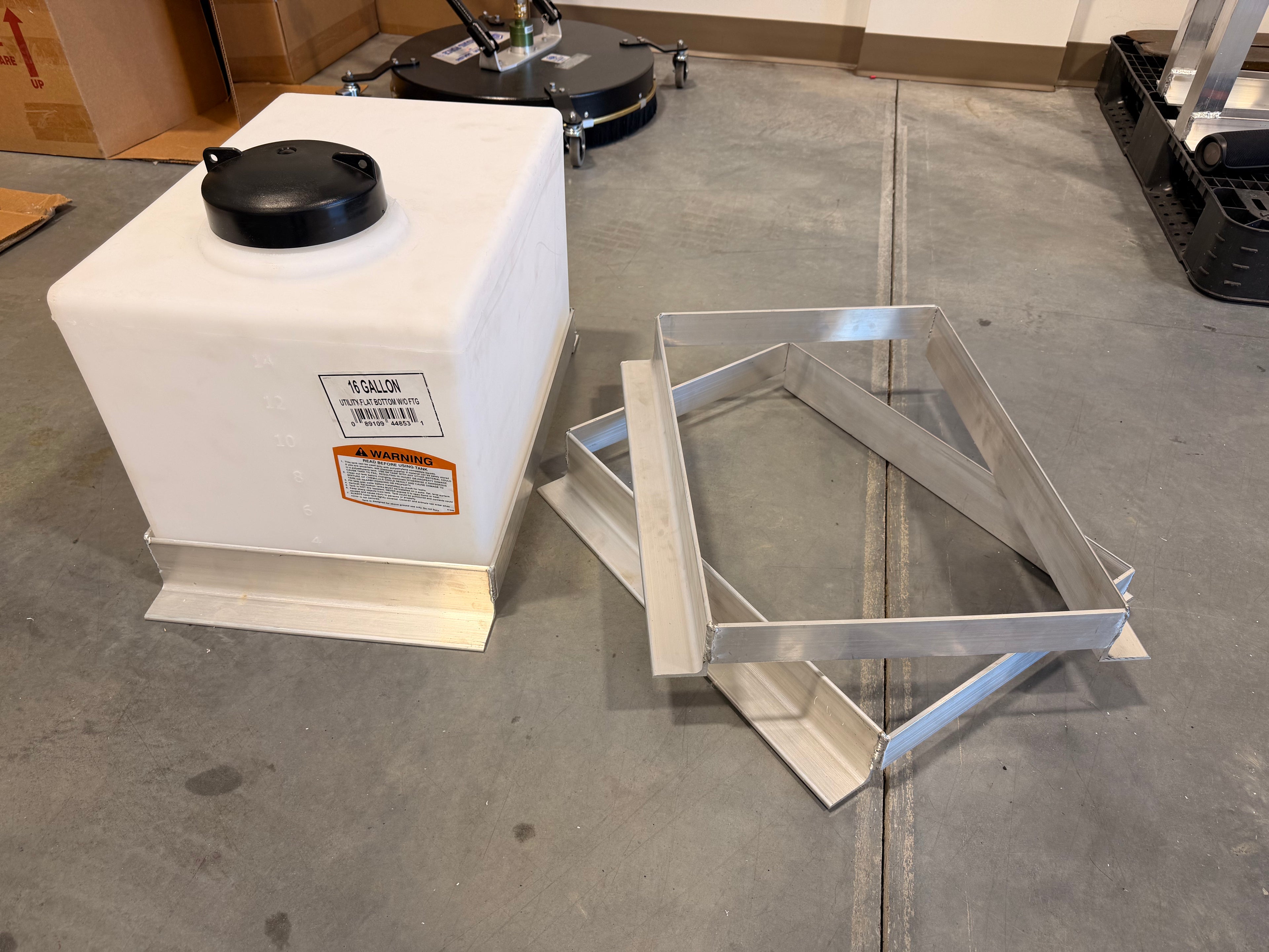 16 Gallon Tank Aluminum Mounting Brakets
