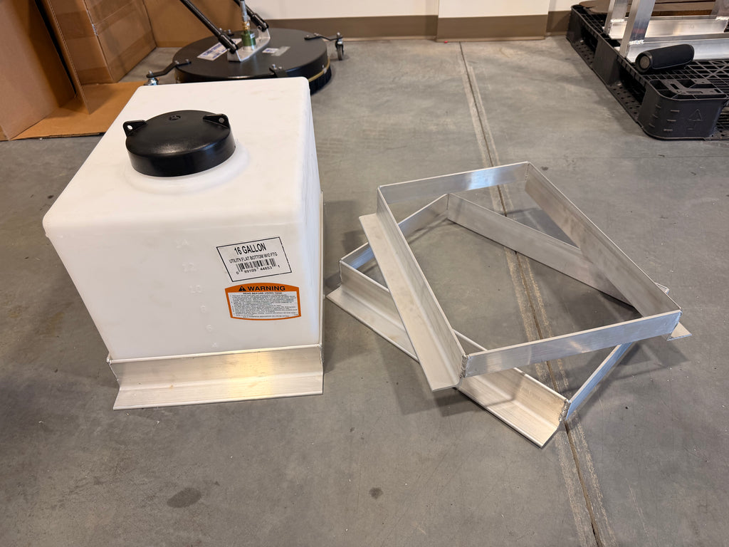 16 Gallon Tank Aluminum Mounting Brakets