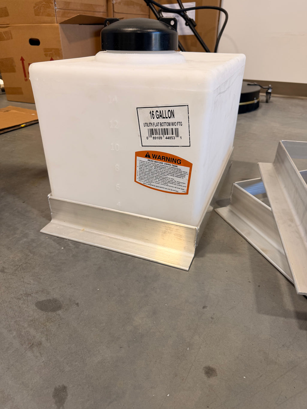 16 Gallon Tank Aluminum Mounting Brakets