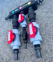 Mixing System w/ EZ BLEND Block Mount - 1" 3-Way by Softwash Depot