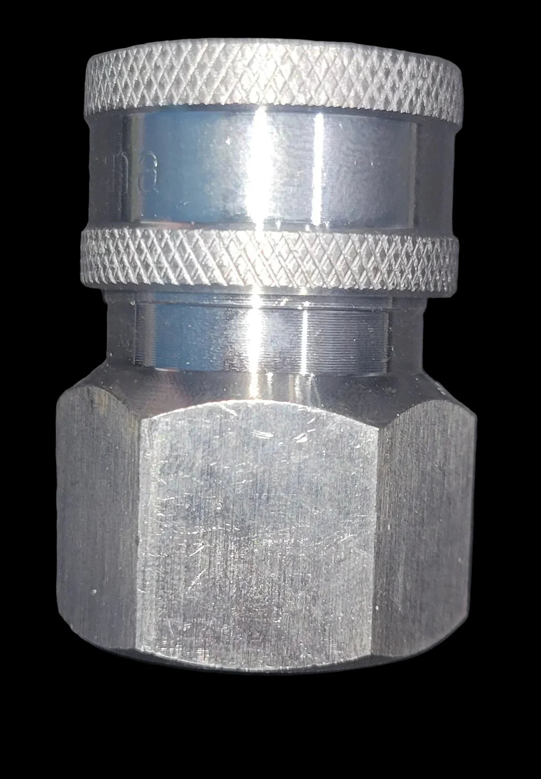 Stainless Steel Socket Coupler 3/8 QC x 1/2" FNPT