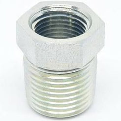 Steel Hex Bushing 3/8" F x 1/2" M