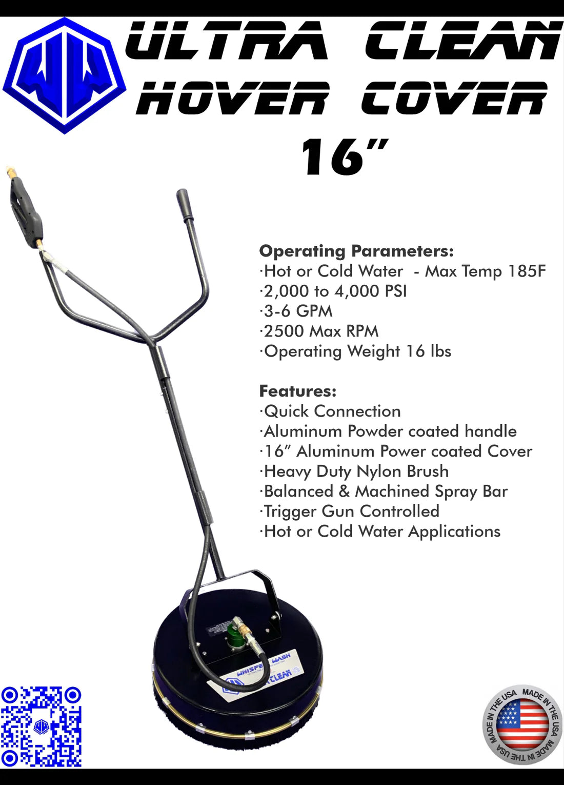 Whisper Wash Ultra Clean 16"