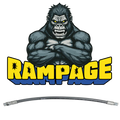 RAMPAGE Smooth Gray 3/8" Single Wire 4300 PSI Whip hoses